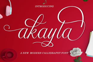 Akayla Script: A Chic Typeface for Makers
