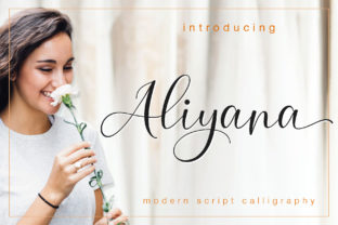 Aliyana Script: A Refined Typeface for Editorial Design