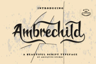 Ambrechild Script: A Playful Typeface for Makers