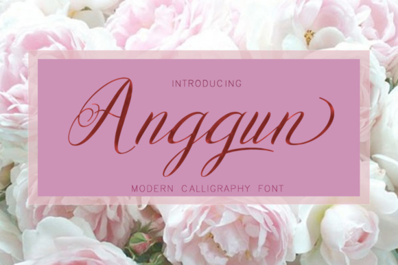 Anggun Script: A Typeface for Elegant Branding