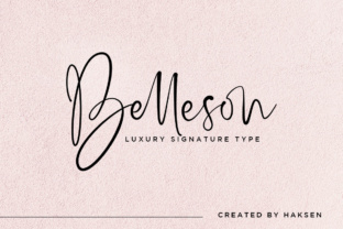 Belleson Script: A Luxurious Typeface for Elegant Branding