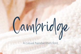 Cambridge Script: A Handmade Font for Crafters