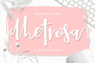 Dhetrosa Script: A Handmade Typeface for Makers
