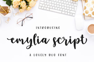 Emylia Script: A Handwritten Typeface for Elegant Editorial Design