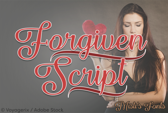 Forgiven Script: A Typeface for Elegant Editorial Design