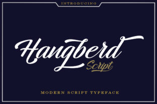 Hangberd Script: A Modern Typeface for Web Design