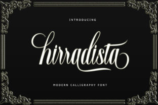 Hirradista Script: The Modern Typeface for Clear Campaigns