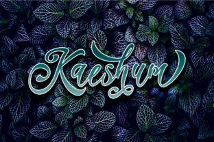 Kaeshum Script: A Bold Typeface for Modern Branding
