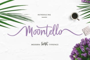 Moontello Script: A Handwritten Font for Brand Identity