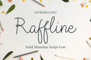 Raffline Script: A Handwritten Typeface for Editorial Design