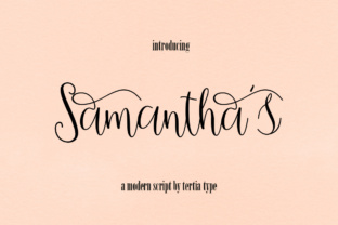 Samantha s Script: A Polished Typeface for Branding