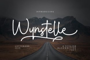 Wynstelle Script: A Handwritten Font for Makers